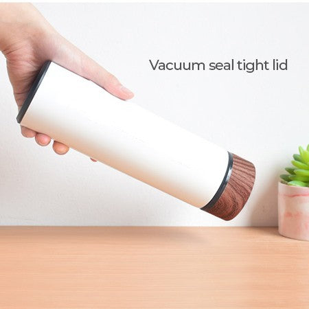 WOOD Premium Stainless Steel Thermos - 500ml