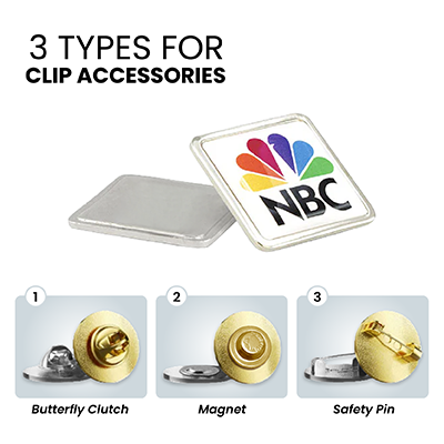 Custom Made Epoxy Collar Pin