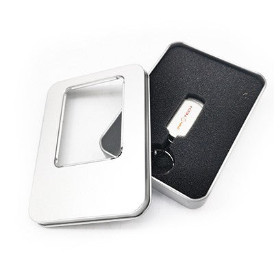 Mini Metal Swivel USB flash drive with HP Strap - 8GB