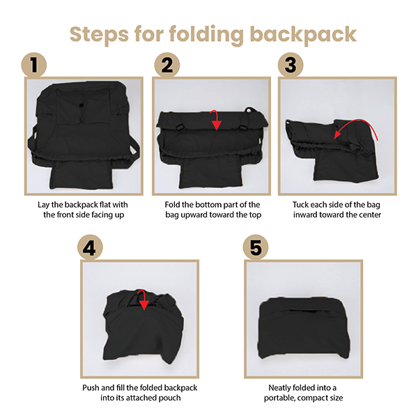 TARGET Foldable Nylon Drawstring Backpack