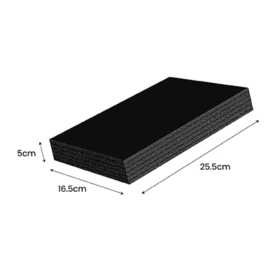 Black Velvet EPE Foam for Slide Gift Box