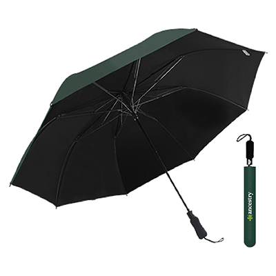 27" Auto-Open Premium Black Coated Umbrella