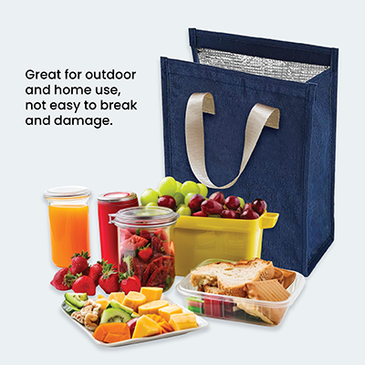 Insulated Thermal Polyester Lunch Cooler Bag – L
