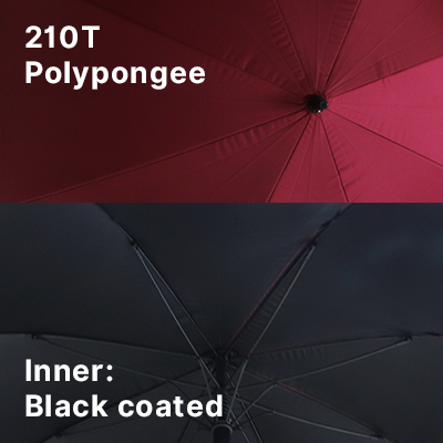 27" Auto-Open Inner Black Coated Quality Golf Big Umbrella