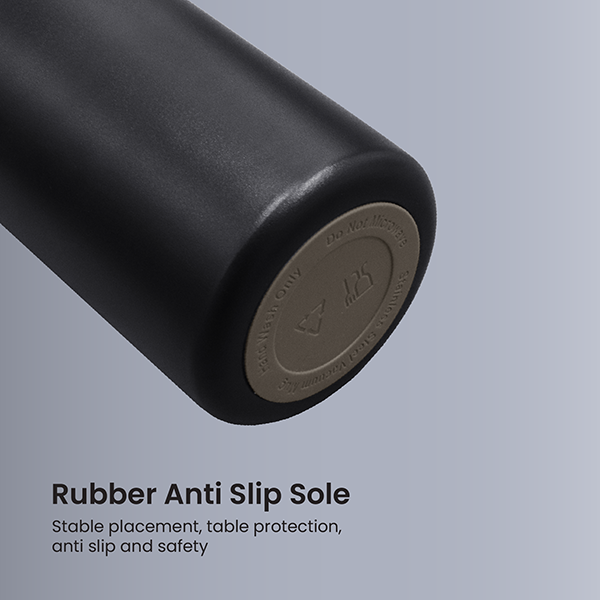 CUP Stainless Steel Vacuum Thermos Flask with Handle - 600ml