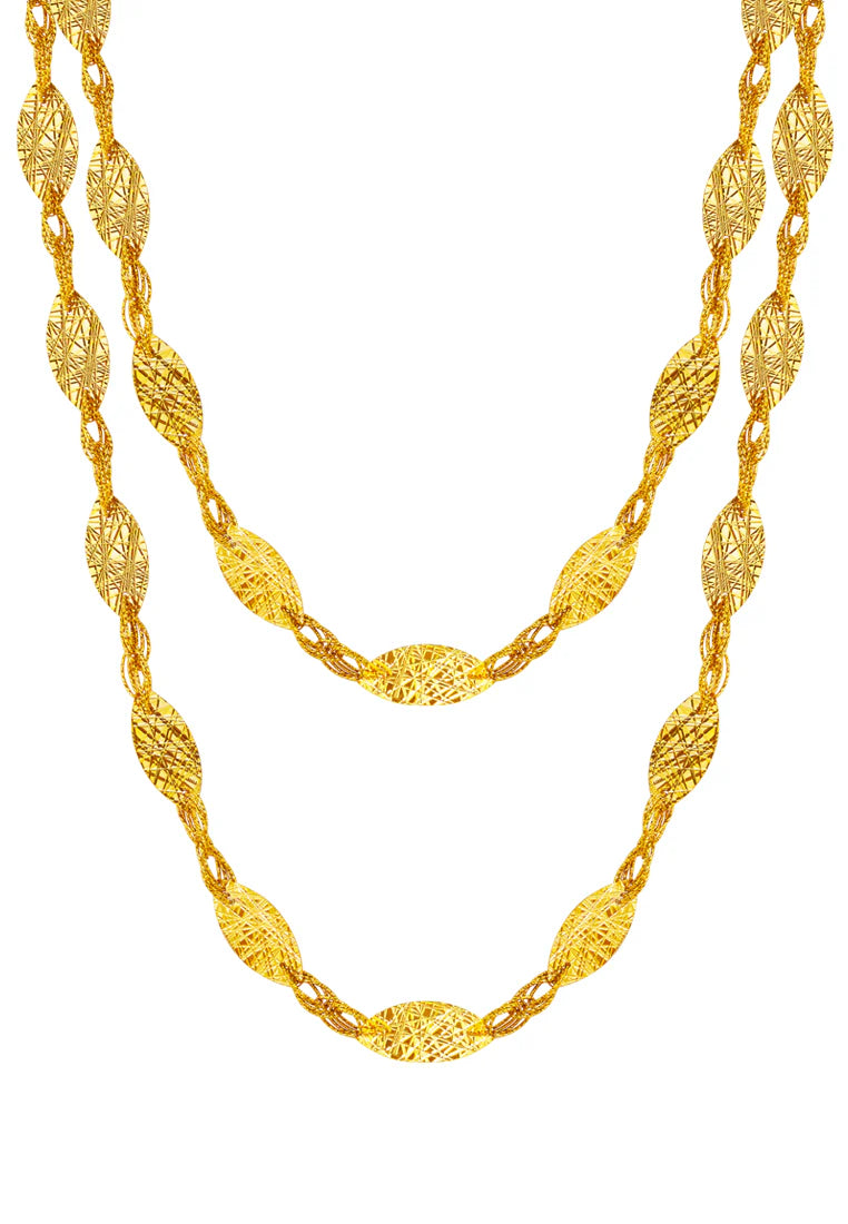 TOMEI Lusso Italia Ayu Collection Necklace, Yellow Gold 916