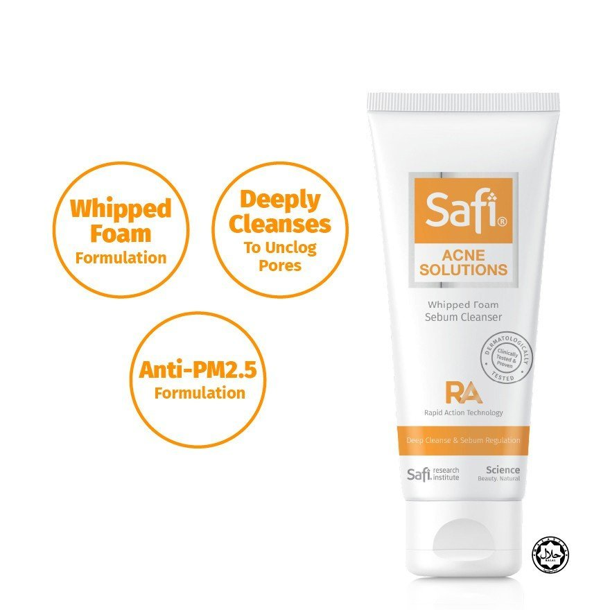 Safi Acne Solutions Whipped Foam Sebum Cleanser 100g