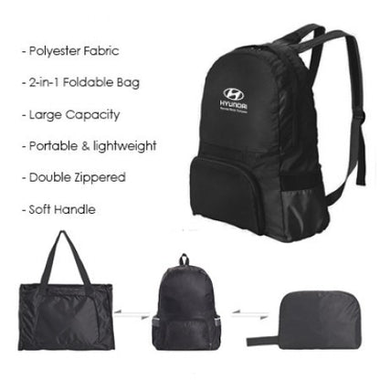 MX 2-in-1 Foldable Poly Travel Backpack