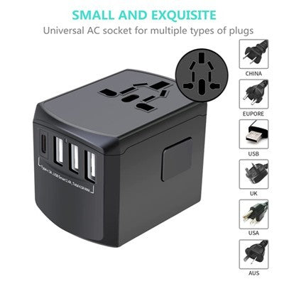 SWIFT Travel Adapter Triple USB and Type-C Charger