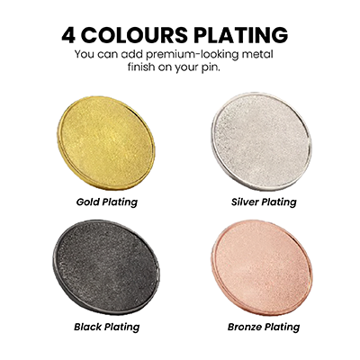 Custom Made Die Struck Collar Pin