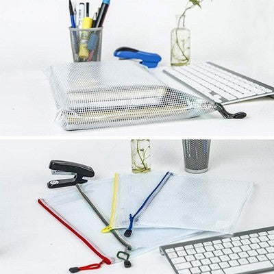 PVC Transparent Netting Pouch - A4 Size