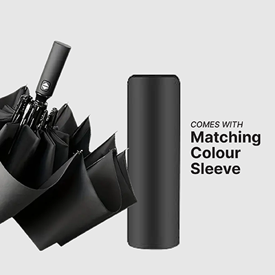 XIXILIA 23" Auto-Open 12 Panel Double Ribs Umbrella