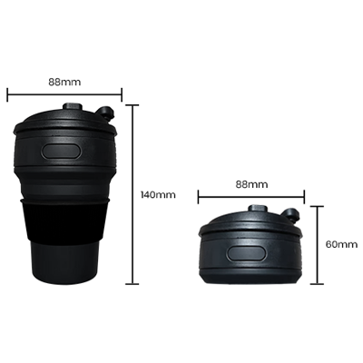 Collapsible Silicone Travel Cup Edition V2– 350ml