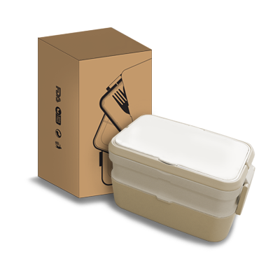 ECO Bamboo 2 Tier Lunch Box - 1200ml