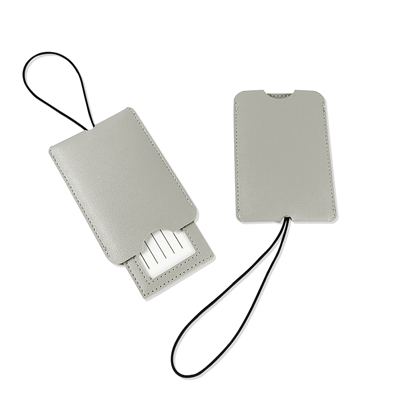 HER PU Leather Luggage Tag Holder