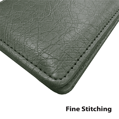 Magnetic PU ID Holder Flip Open Wallet