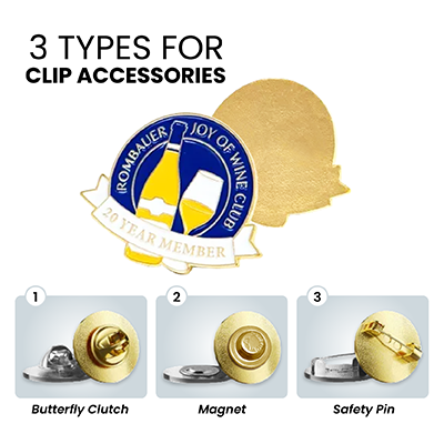 Custom Made Soft Enamel Collar Pin