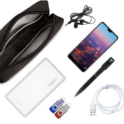 Water Repellent Travel Gadget Pouch - L Size