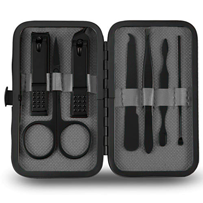 7-In-1 Manicure Set with PU leather Cover