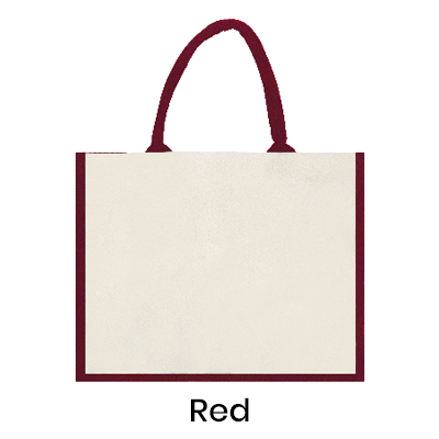Colour Strip Laminated Canvas Bag - 10oz (400x330x160)