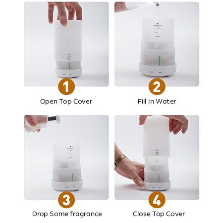 MIST Aromatherapy Humidifier Diffuser with LED