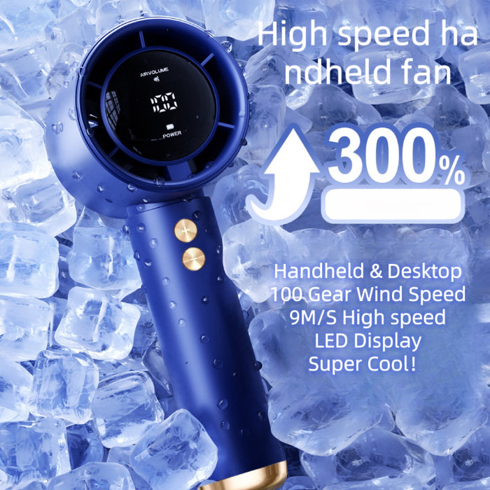 N68 Kipas Mini Portable Fan 0-100Speed Adjustment handheld desktop Rechargeable Kipas Mini Fan for student
