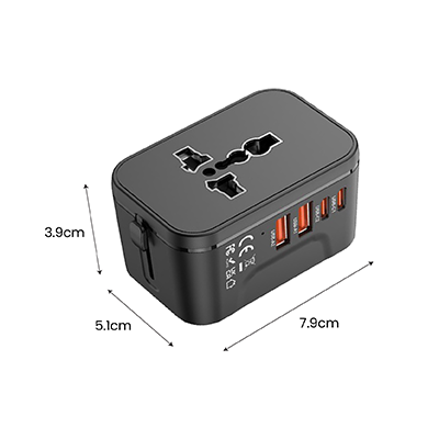 SMART Travel Adapter 2 Type-C 20W PD + 2 USB Charger