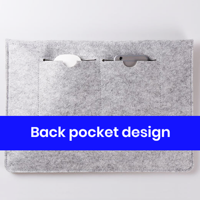 15.4'' Wool Felt iPad Pouch