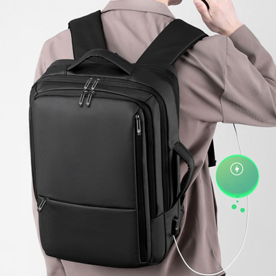 NERO 2 Way Travel Laptop Backpack with USB Port