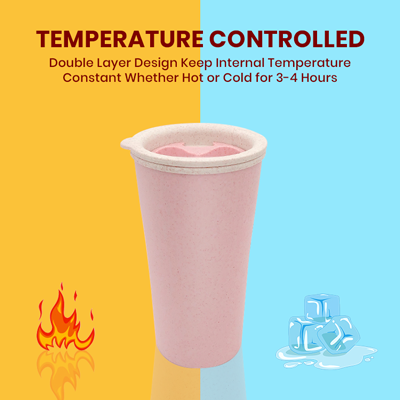 Natural Eco-Wheat Tumbler - 400ml