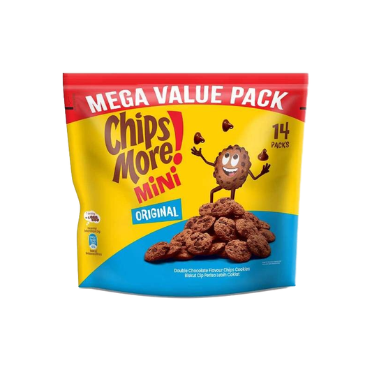 Pek Nilai Mega Chipsmore Mini Cookies 14x24G