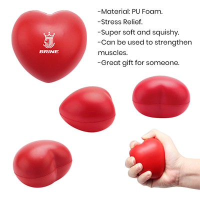 Heart Shaped Stress Reliever Ball