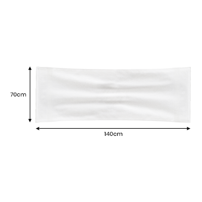 Full Cotton Bath Towel with Drawstring Pouch (1400×700) – 380g