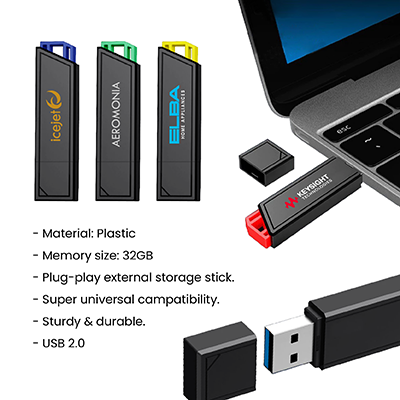 TECH Model USB 2.0 Flash Drive - 32GB