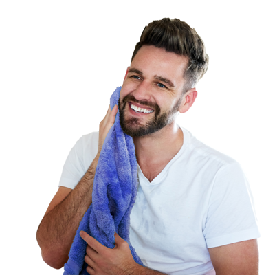 Full Cotton Bath Towel with Drawstring Pouch (1400x700) - 460g