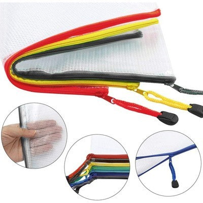 PVC Transparent Netting Pouch - A4 Size