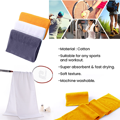 Full Cotton Sport Towel (1100 x 250) - 140g