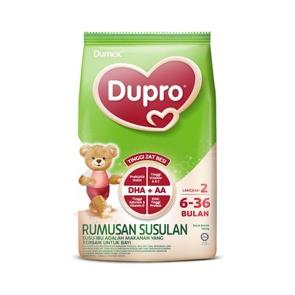 Dumex Dupro Step 2 Susu Formula Susulan 6-36 bulan