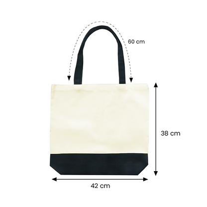STRIP Tone Natural Canvas Bag – 12oz (380x420x100)