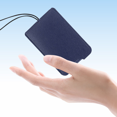 HER PU Leather Luggage Tag Holder