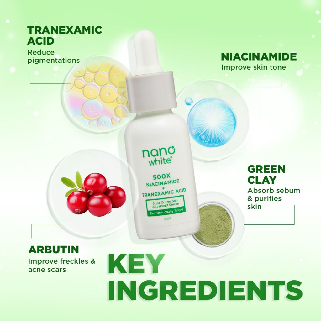 Nanowhite Spot Correction Advance Serum Kulit Berjerawat 30ml