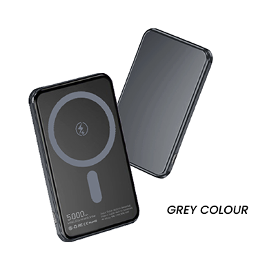 SLIM Magnetic 15W Wireless Power Bank - 5000mAh