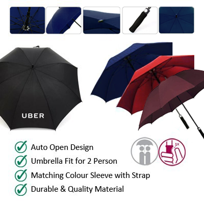 27" Auto Open Quality Golf Big Umbrella