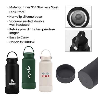 LANTERN Thermos Stainless Steel Bottle – 1000ml