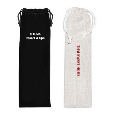 3-in-1 Stainless Steel Drinking Straw Canvas Set