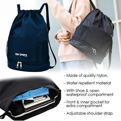 ROX Polyester Oxford Fashion Drawstring Bag