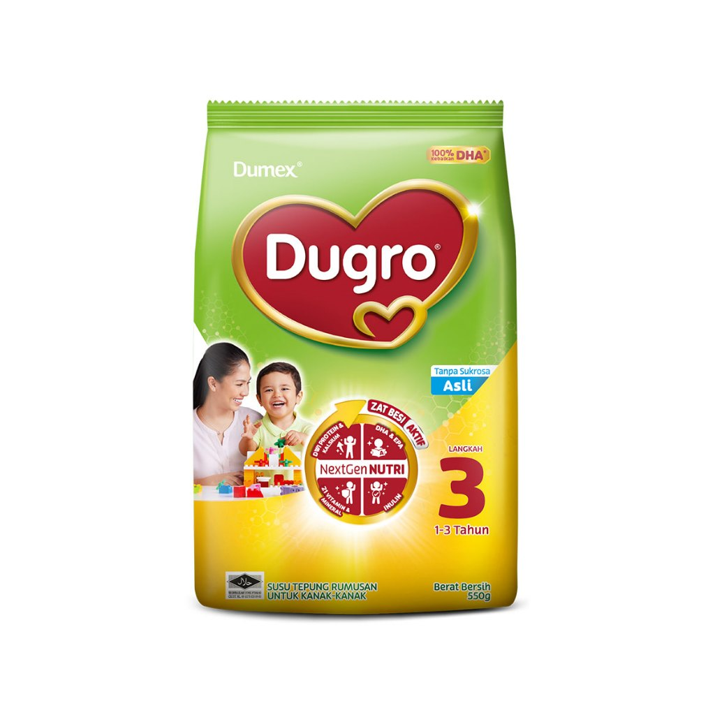 Dumex Dugro Step 3 Formula Pembesaran Asal 1-3 Tahun
