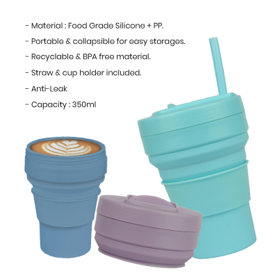 LiCO Collapsible Silicone Cup-350ml