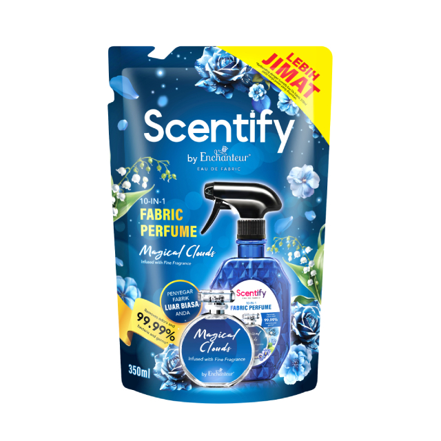 Pek Isi Semula Penyegar Fabrik Scentify 350ml