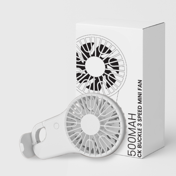 BUCKLE 3 Speed mini fan with Stand– 500mAh